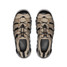 Keen Men's Hyperport H2 Sandals in Brindle Tan and Black front angle