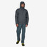 The Patagonia Men's Torrentshell 3L Jacket in the Smolder Blue Colorway