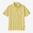 The Patagonia Men's Cotton Conversion Lightweight Polo in Milled Yellow