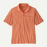 The Patagonia Men's Cotton Conversion Lightweight Polo in Rock Melon