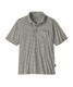 Patagonia Men's Cotton Conversion Lightweight Polo Forever Grey front view