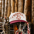The Sendero Provisions Yippee Ki Yay Hat in White and Maroon