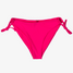 The Women's Luna Side-Tie Full Bikini Bottoms in the colorway Bright Pink