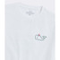 The Vineyards Vines Men's Golf Flag Short Sleeve Tee in White Cap colorway