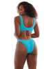 Love & Bikinis Women's Barcelona One Size Bikini Top in scuba blue colorway