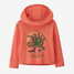 The Patagonia Baby Capilene Silkweight UPF Hoody in Coho Coral