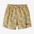 The Patagonia Toddlers' Baggies HUGO Shorts in the Little Isla Milled Yellow Colorway