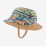 The Patagonia Baby Reversible Sun Bucket Hat in the High Hopes Geo Pattern
