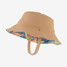 The Patagonia Baby Reversible Sun Bucket Hat in Slamander Green