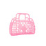 Sun Jellies Mini Retro Basket in neon pink