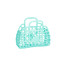 Sun Jellies Mini Retro Basket in seafoam