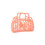 Sun Jellies Mini Retro Basket in peach