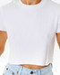 Rip Curl Women's Classic Ribbed Tee in white
