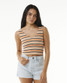 Rip Curl Women's Block Party Knit Tank Top Rip Curl Women's Block Party Knit Tank Top