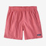The Patagonia Boys' Baggies 5" Shorts in Afternoon Pink