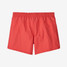 The Patagonia Girls' Baggies 4" Shorts in Coral