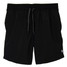TYLER'S Men's Solid Volley Shorts in Navy Blue, flat lay view