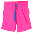 TYLER'S Men's Solid Volley Shorts in Navy Blue, angled side view