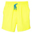 TYLER'S Men's Solid Volley Shorts in Navy Blue, angled side view