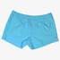 TYLER'S Women's Solid Volley Shorts in baby blue, angled view