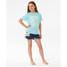 Rip Curl Girls' Breeze Standard Tee in sky blue colorway