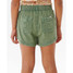 Rip Curl Girls' Classic 3" Surf Shorts in Sage side view