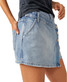 Free People Women's Wynne Denim Skirt in light indigo colorway