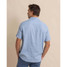 The Linen Rayon White Lotus Short Sleeve Sport Shirt Clearwater Blue colorway