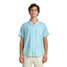 The Mañana Men's Breeze Button up  in the Blue Tile Colorway