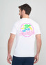 Chubbies Men's Neon Dream T-Shirt in white colorway