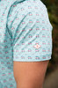 The Burlebo Men's Performance Polo in the Tee Time Colorway