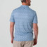 Burlebo Men's Performance Polo in Bluebonnets front view