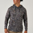 Burlebo Men's Performance Hoodie Tiger Stripe Camo Wetland back