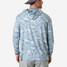 Burlebo Men's Performance Hoodie Seaside Camo front view