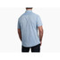 KUHL Men's Karib Stripe Short Sleeve Shirt Horizon Blue front view