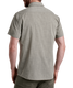 The Kuhl Men's Karib Stripe Short Sleeve Shirt in Ashwood