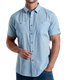 The Kuhl Men's Karib Stripe Short Sleeve Shirt in Blue Chalk