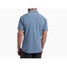 KUHL Men's Optimizr Short Sleeve Shirt Endless Sea fabric