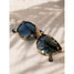The Raen Remmy Sunglasses in the Brindle Tortoise and Green Tortoise Colorway