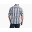The Kuhl Men's Response Lite Long Sleeve Button Up Shirt in the Blue Mist Colorway
