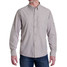 The Kuhl Men's Airspeed Long Sleeve Button Up Shirt in the Cloud Grey Colorway