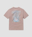 Southern Baroque Shirt Women's Gone Electric T-Shirt in mauve shadows colorway