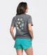 Southern Shirt Women's Lined Hybrid Shorts in Emerald City