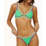 PilyQ Women's Ferrarini Crochet Bikini Top in Green
