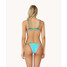 PQ Swim Ferrarini Crochet Bikini Bottoms Pacific Blue front view