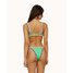 PQ Swim Ferrarini Crochet Bikini Bottoms Green back view