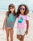 Feather 4 Arrow Girls' Salty Girls Everyday Tee in prism pink colorway