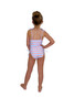 UV Protection: 50+ UPF sun protection Girls' Seaside One Piece Swimsuit in crystal blue colorway