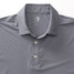 The Duck Head Men's Long Drive Performance Polo in Faded Peri Heather