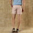 The Duck Head Men's 5 inch Gold School Chino Shorts in Washed Pink